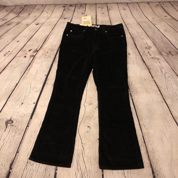 Anthropologie Black Corduroy Pants The Cords - Picture 3 of 8